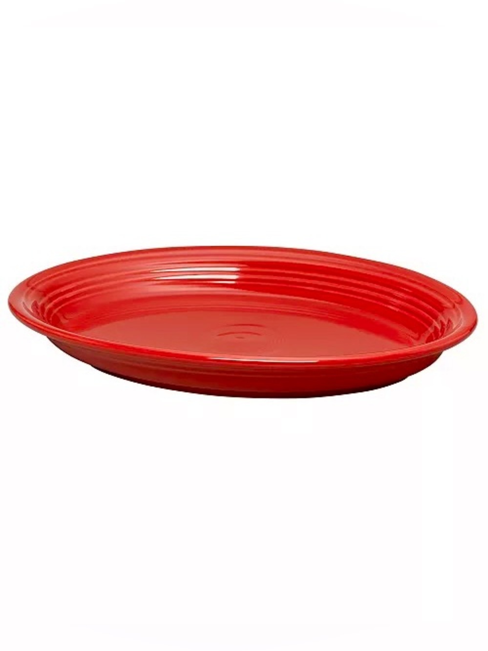 Fiesta Large Oval Platter in Scarlet Red